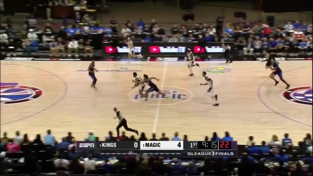 摘得桂冠！G聯賽總決賽G3斯托克頓國王戰勝奧西歐拉魔術奪冠